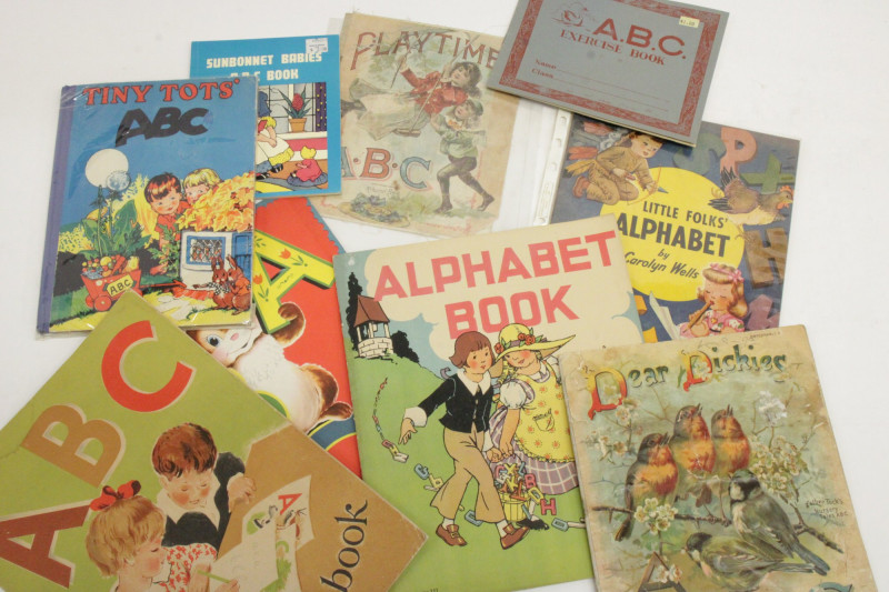 Children's Book Lot ABC and Vintage
