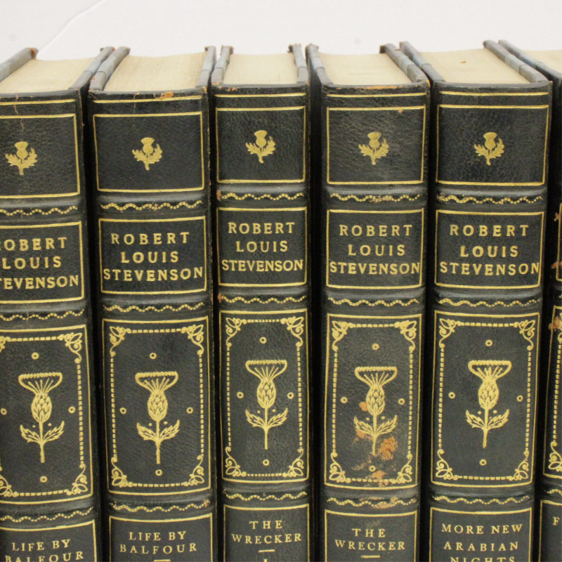 Leatherbound Volume Set Robert Louis Stevenson