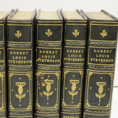 Leatherbound Volume Set Robert Louis Stevenson