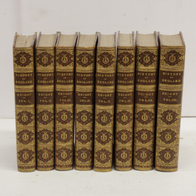 Image for Lot 8 Volumes History of England Knight