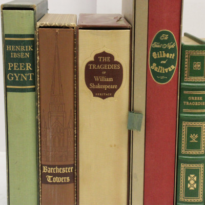 Leather Franklin and Hamilton Press Books