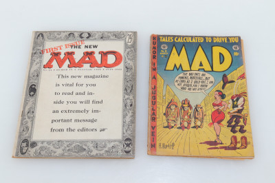 Image for Lot Vintage Mad Magazines