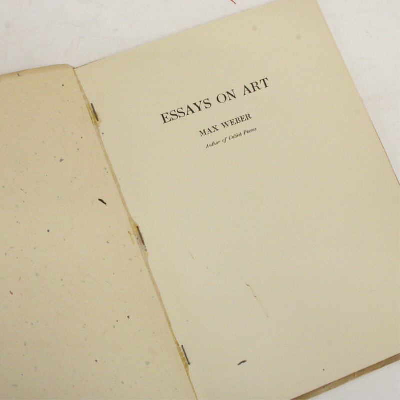 Max Weber Essays on Art