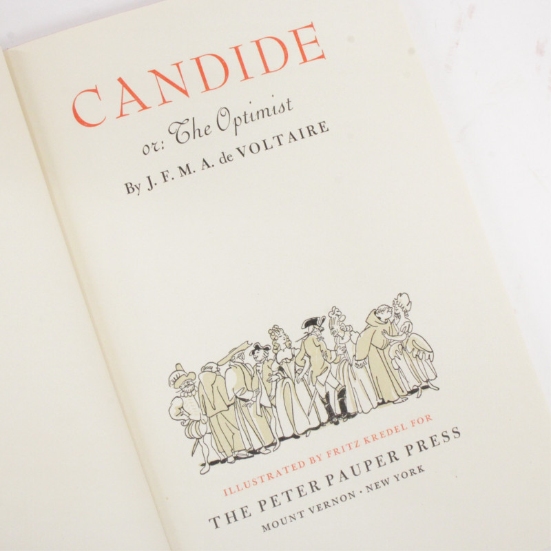 Voltaire Candide Lot