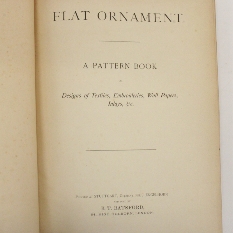 Flat Ornament A Pattern Book