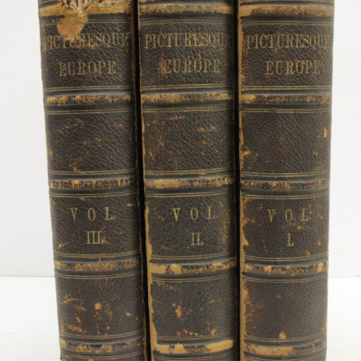 3 Volumes Picturesque Europe