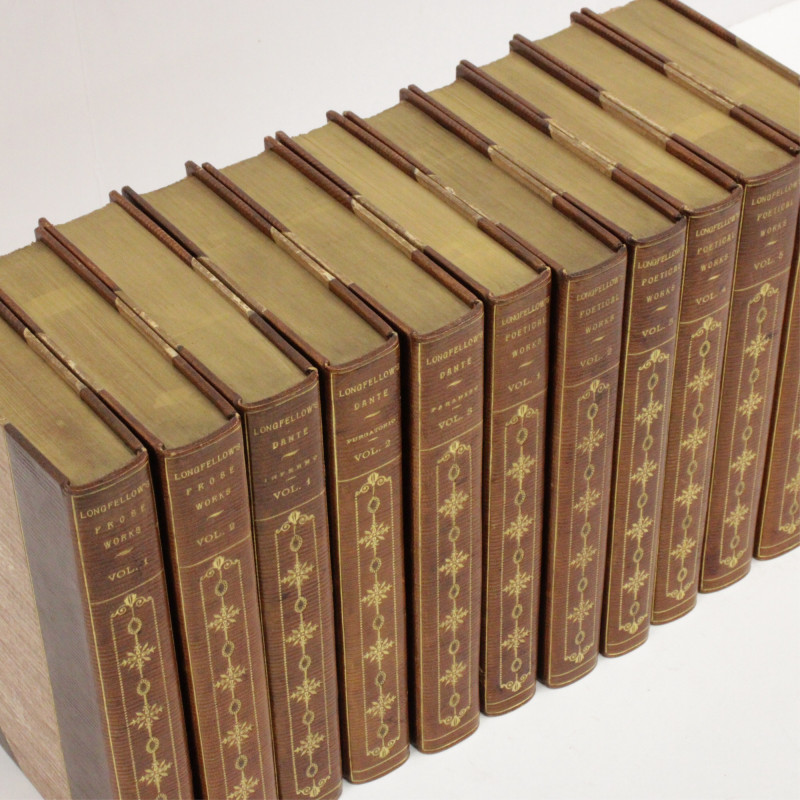 11 Volumes H. Longfellow