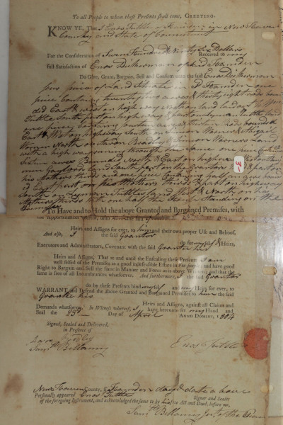 Early 19thC. Estate Documents