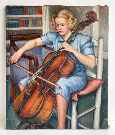 Clara Morgan Rotch Frothingham - Portrait of a Cellist