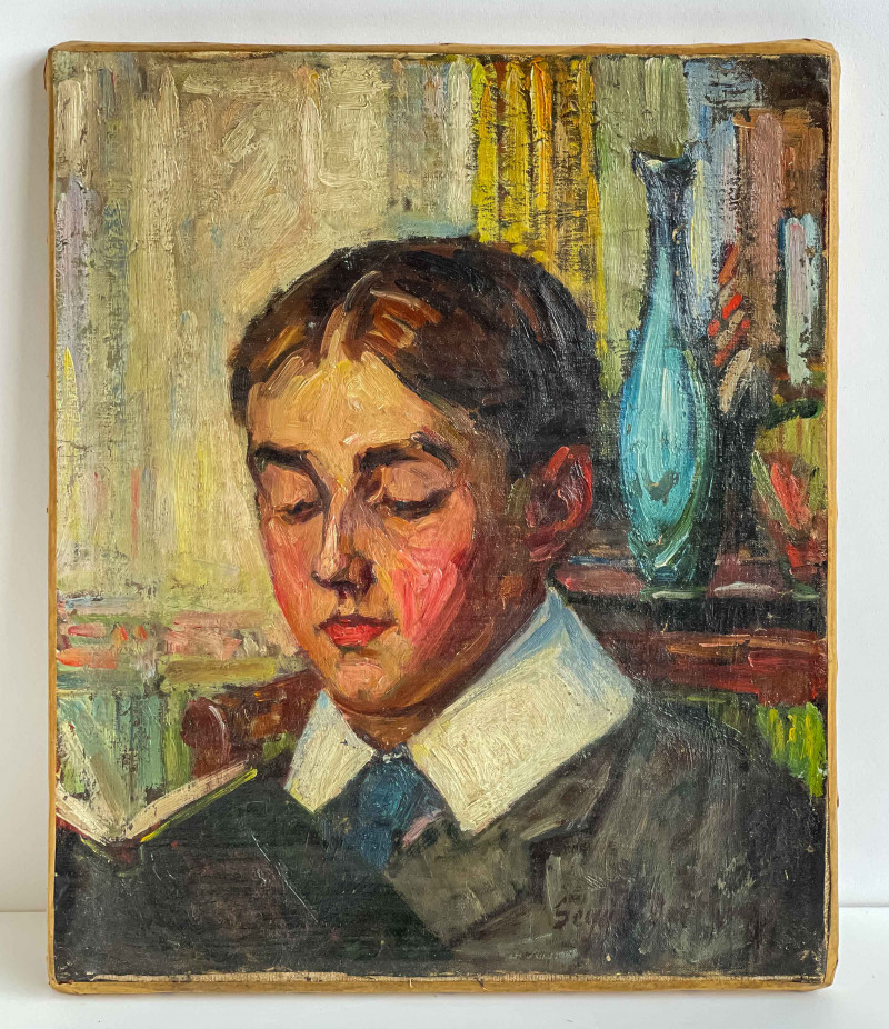 Paul Seguin-Bertault - Untitled (Portrait of a Boy Reading)