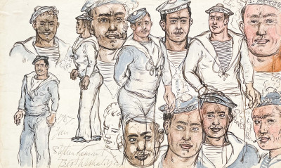 Image for Lot Stephen Tennant - Untitled (Sailors)
