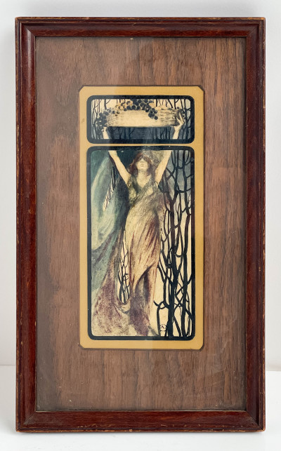 Artist Unknown - Art Nouveau Allegorical Figure