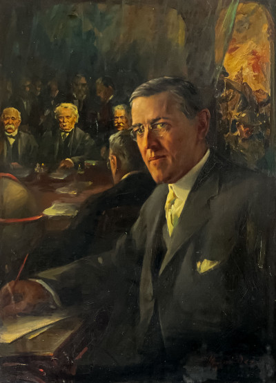Image for Lot Artist Unknown - Portrait of Woodrow Wilson