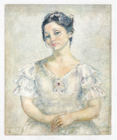 Clara Klinghoffer - Untitled (Woman in White)