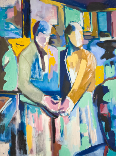 Image for Lot Norman Shapiro - Untitled (Two Figures)