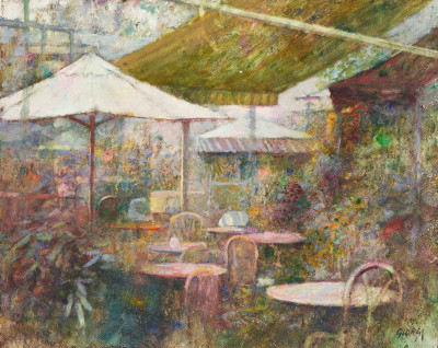 Giuseppe Giorgi - outdoor cafe