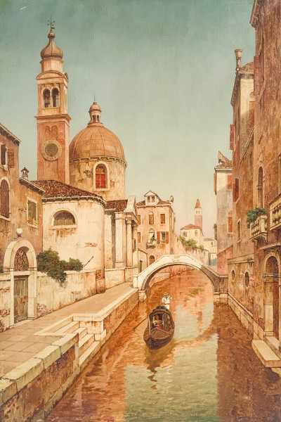 Image for Lot George Vivian - Venice Canal Scene