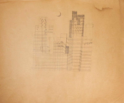 Benoît Gilsoul - 4 New York Skyline Sketches