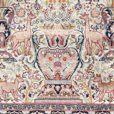 Persian Pictorial 'Tree of Life' Rug