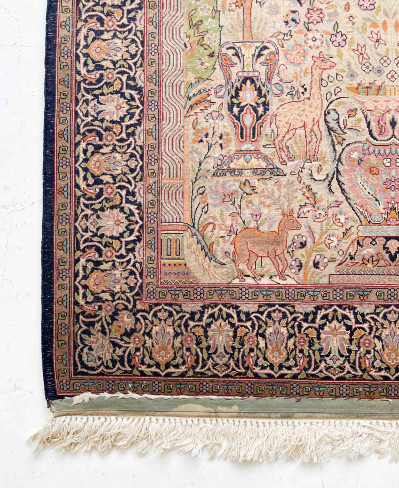 Persian Pictorial 'Tree of Life' Rug