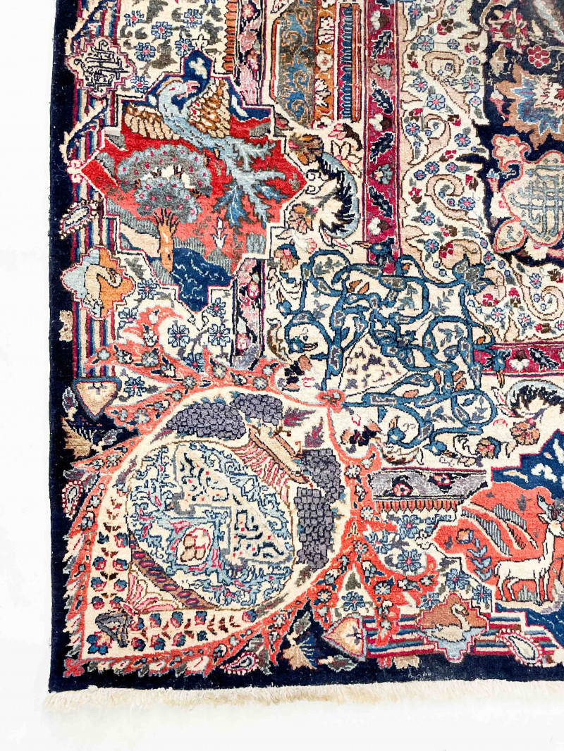 Kashmar Persian Pictorial Carpet