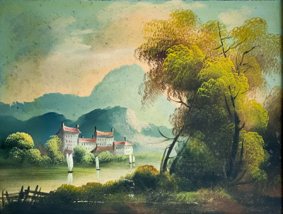Image for Lot Continental School - Landscape with Village