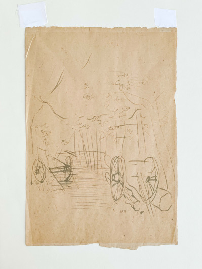Raoul Dufy - Paysage à la Charette