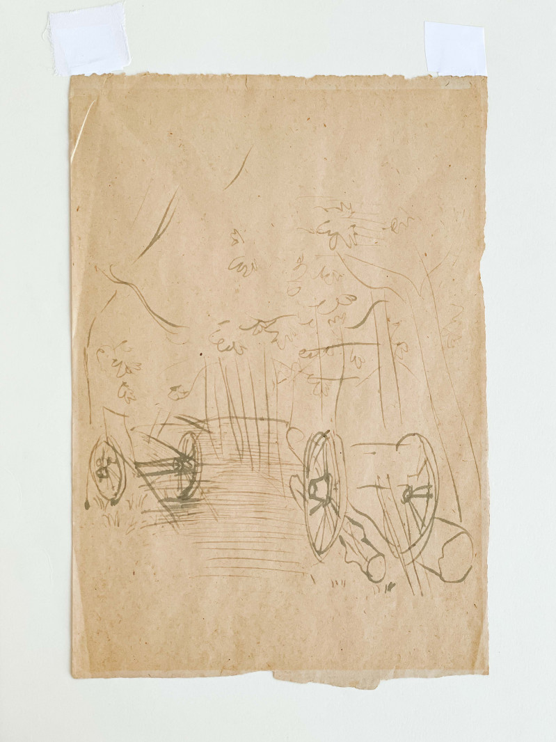 Raoul Dufy - Paysage à la Charette