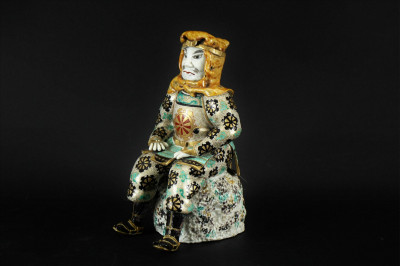 Japanese Porcelain Samurai Figure
