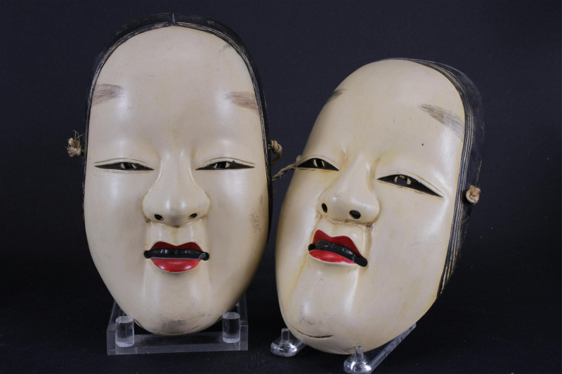 Group of Asian Wood Masks