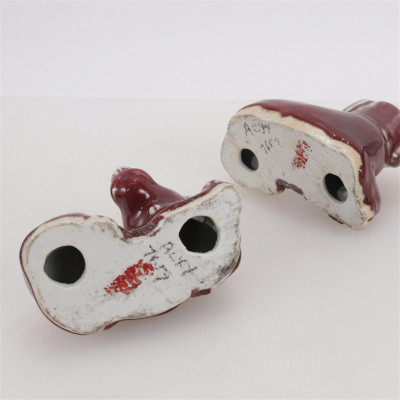 Pair of Chinese Porcelain Dogs