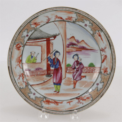 Group of Chinese Export Plates 18th C