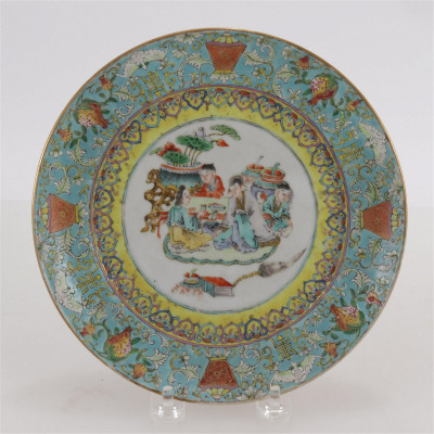 Group of Chinese Export Plates 18th C