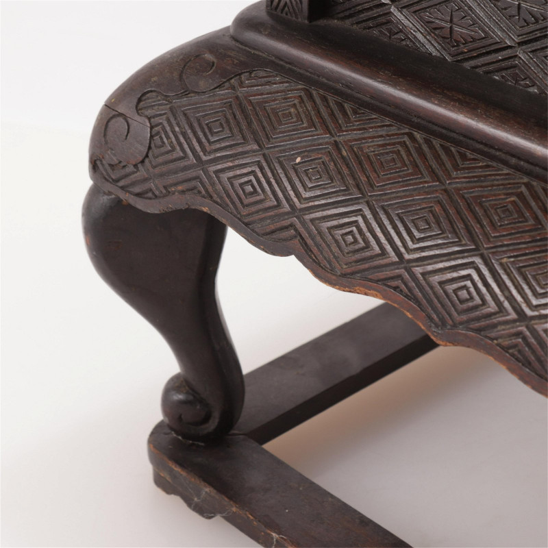 Chinese Wood Low Table Stand