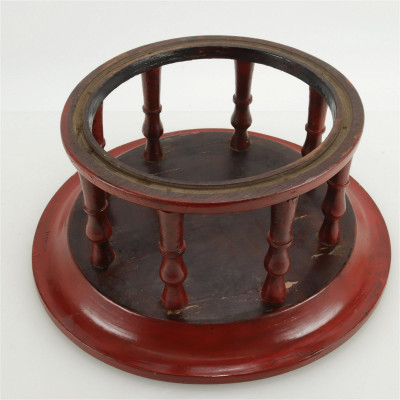 Southeast Asian Scarlet Lacquer Low Table