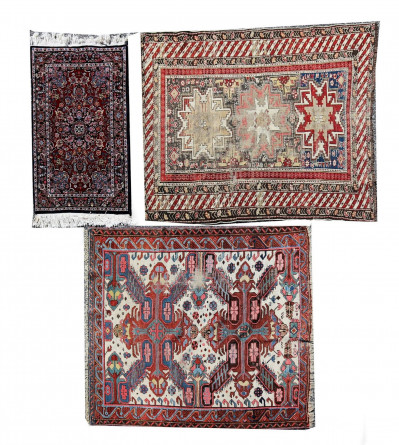Image for Lot 2 Caucasian Tribal Rugs & other