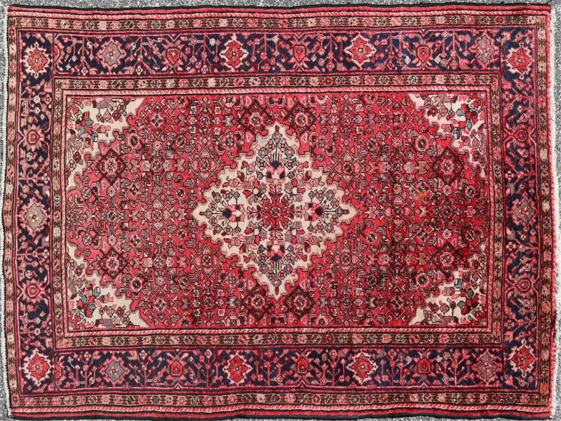 Keshan Style Wool Rug 4-6 x 6-4