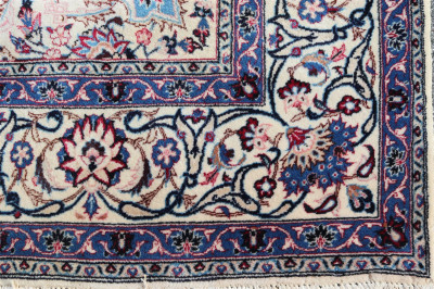Persian Wool Rug, signed 9-9 x 6-7