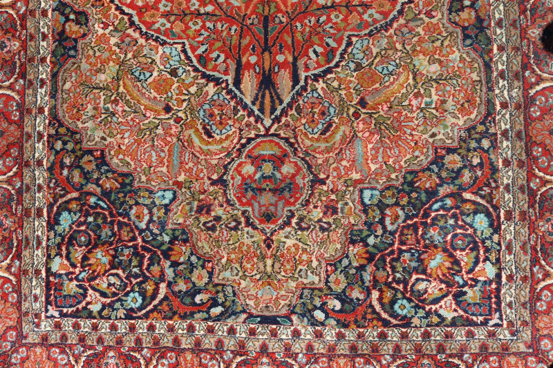 Sarouk Farahan Style Wool Rug 3-9 x 5-8