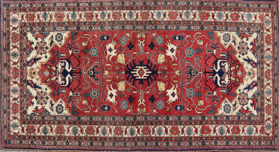 Image for Lot Turkish Style Wool Rug 5-4 x 10-5