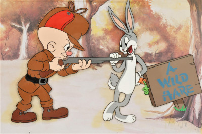 Image for Lot VIRGIL ROSS BUGS BUNNY DRAWING/CEL