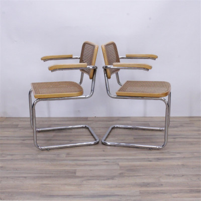 4 Marcel Breuer Cesca Chairs