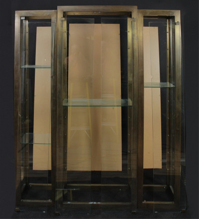 Modern Bronze Patinated Display Cabinet