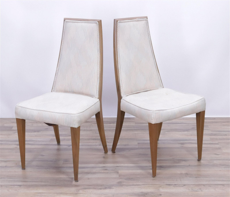 Mid Century Walnut Sofa & Pair of Side Chairs