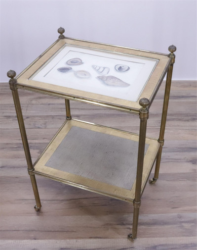 Pair Regency Style Gilt Side Tables, poss. Asprey