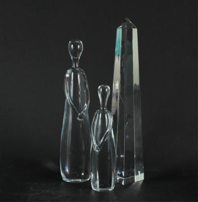 Group of Modern Art Glass Figures