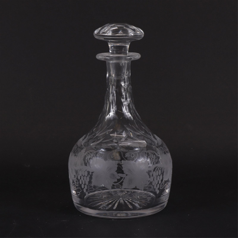 Group of Cut Glass Decanters