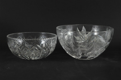 Group of Cut Glass Bowls - Waterford, Tiffany