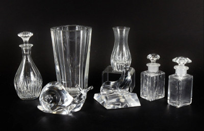 Image for Lot Group of Baccarat Crystal Table Items