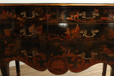 Louis XV Style Chinoiserie Decorated Commode